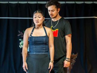 AAR MTC The Robot Dog in rehearsal photo by Tiffany Garvie