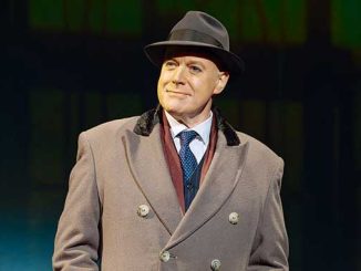 Anthony Warlow as Oliver Daddy Warbucks in Annie photo by Daniel Boud