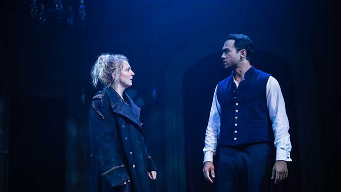 Naomi Price and Sean Sinclair in Calamity Jane photo by Morgan Roberts