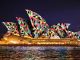 Vivid Sydney Lighting of the Sails Kiss of Light