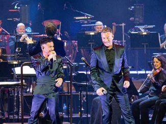Anthony Callea and Tim Campbell in The Songs of Elton and George photo by Sam Tabone