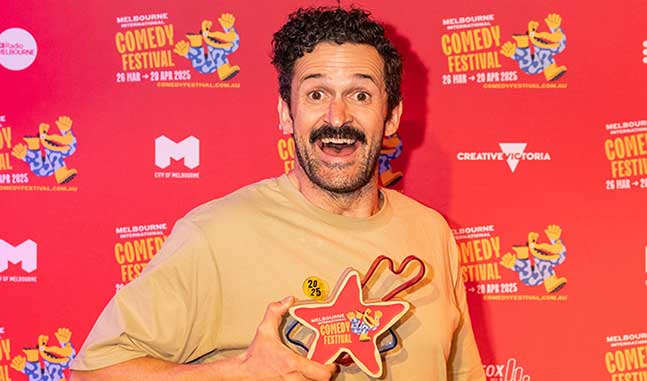 MICF 2025 Most Outstanding Show Garry Starr photo by Nick Robertson