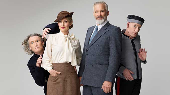 AAR David Collins Lisa McCune Ian Stenlake and Shane Dundas to star in The 39 Steps photo by Benny Capp 