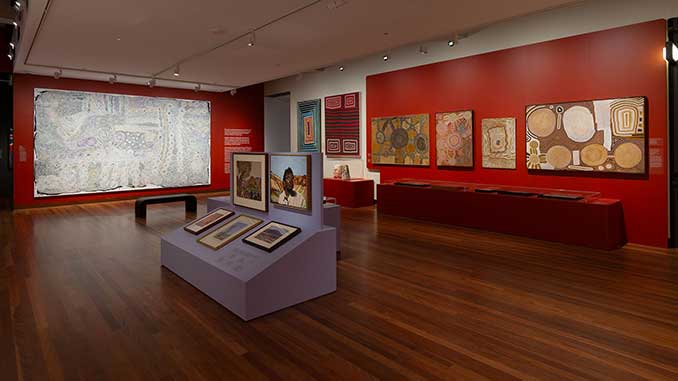 PMA Installation view of 65,000 Years A Short History of Australian Art photo by Christian Capurro